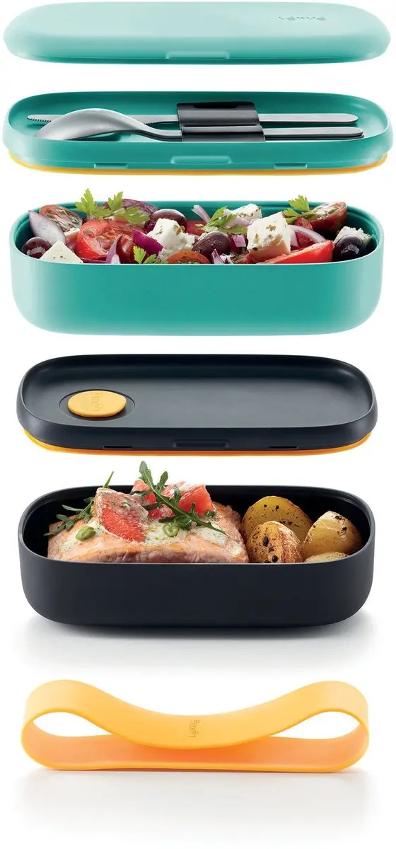Lékué Lunchbox To Go 1L - Turquoise