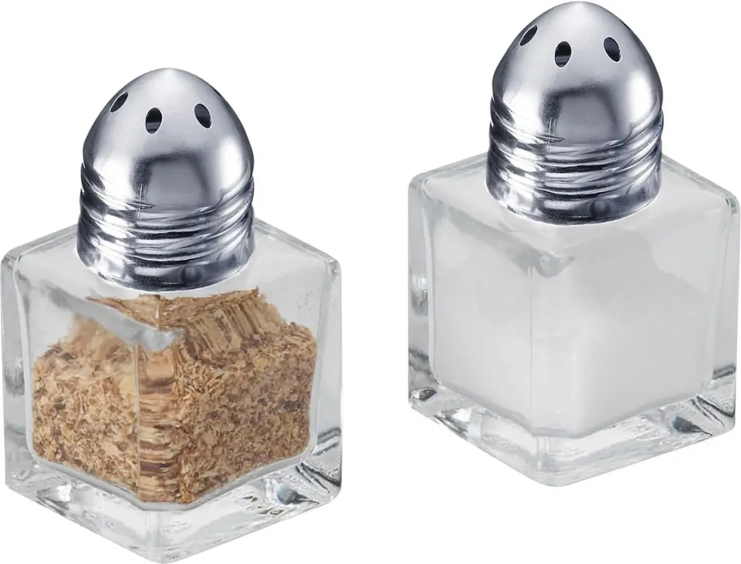 Westmark Mini Universele Strooiers 24 Stuks - 2,9cm - Transparant/Zilver