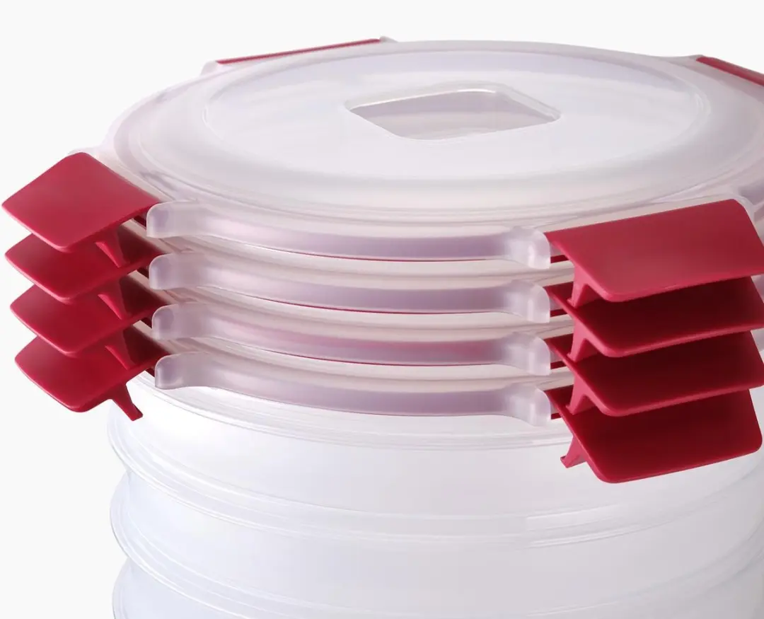 Joseph Joseph Nest Lock Ronde Vershouddozen Set 4-delig - 1L - Rood
