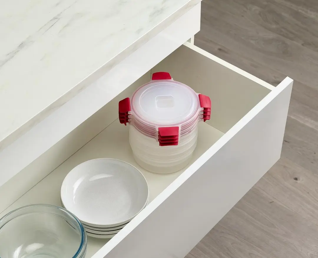 Joseph Joseph Nest Lock Ronde Vershouddozen Set 4-delig - 1L - Rood