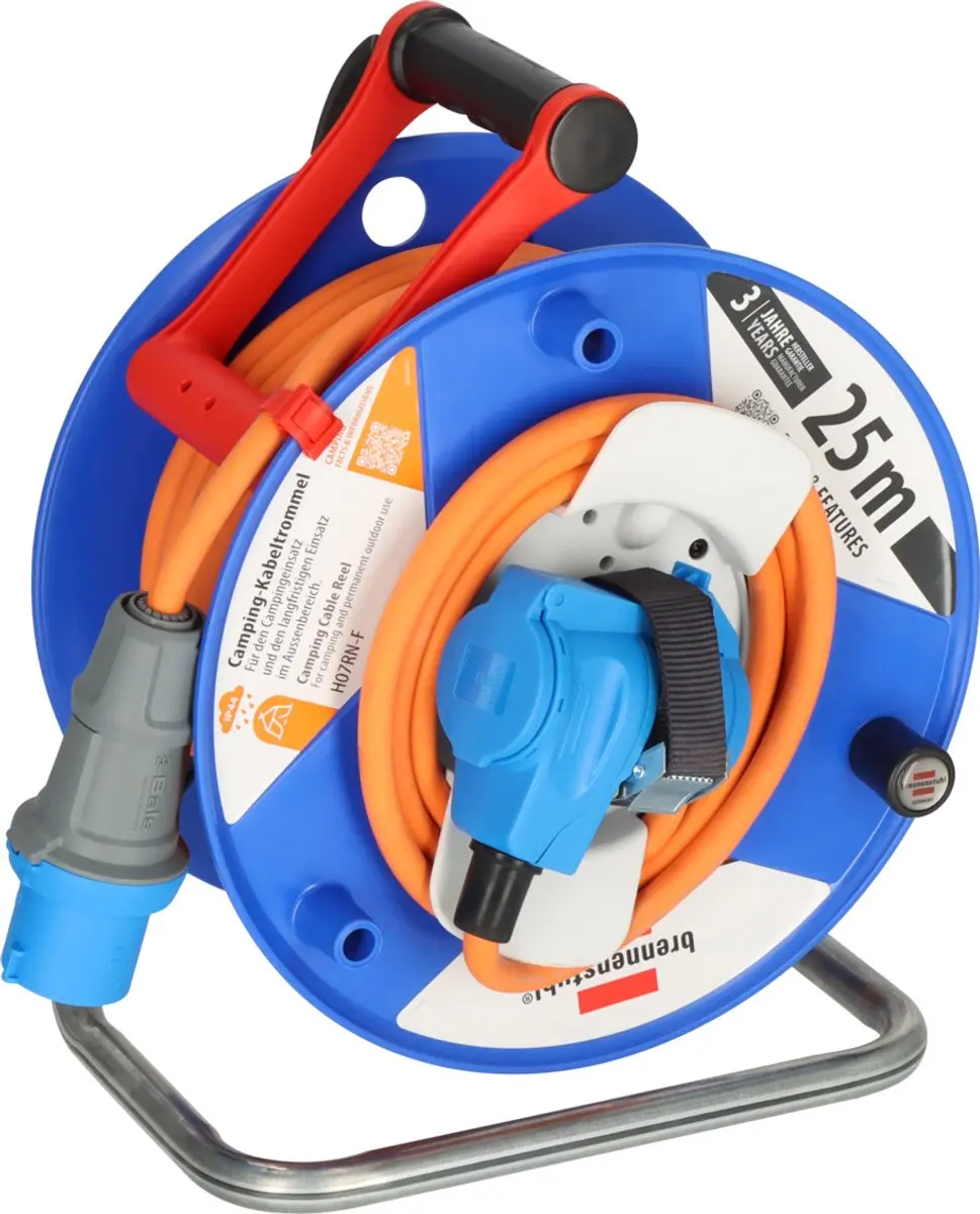 Brennenstuhl Camping Kabelhaspel 25m Oranje