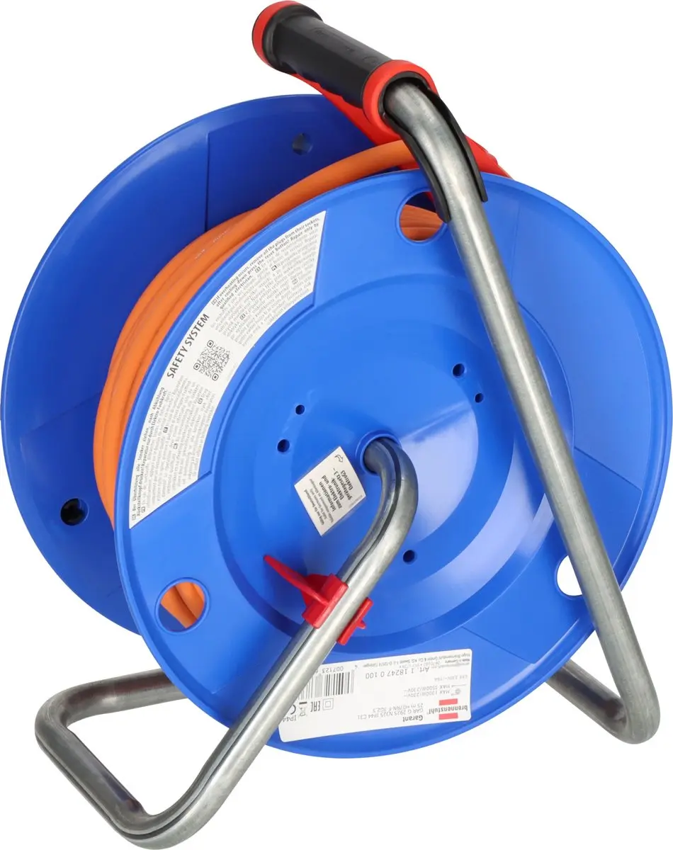 Brennenstuhl Camping Kabelhaspel 25m Oranje - 3500W