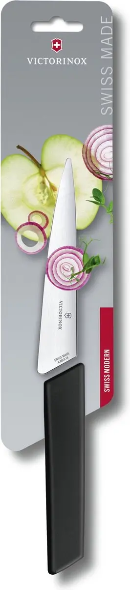 Victorinox Swiss Modern Koksmes 15cm - Zwart