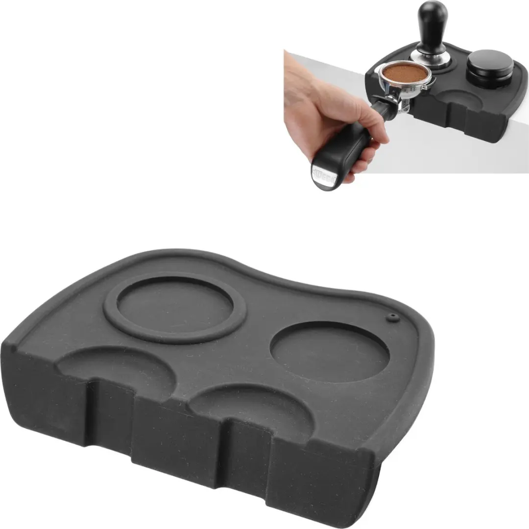 Hendi Dubbele Tampmat Siliconen 205x150x45mm - Zwart