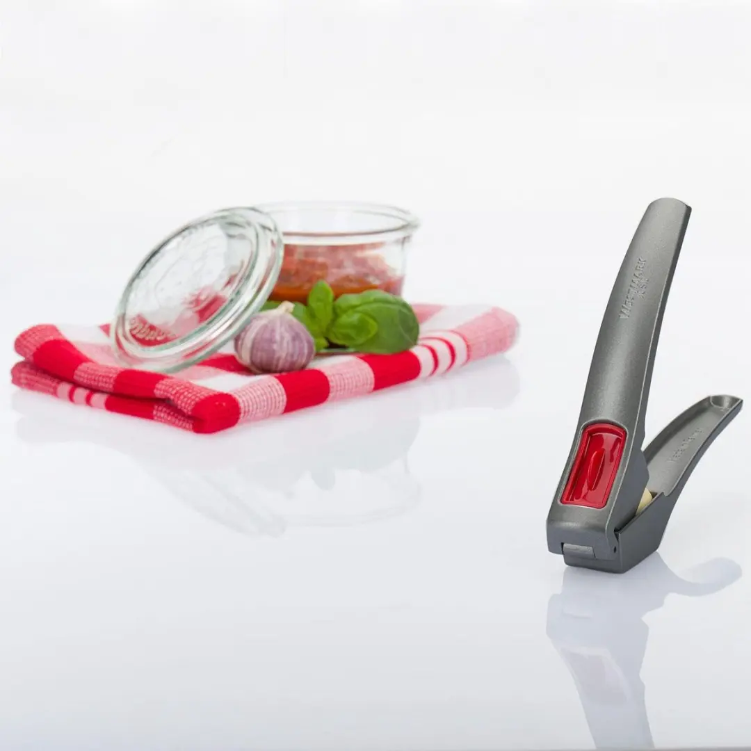 Westmark Knoflookpers - Zwart - Aluminium - 16x3cm