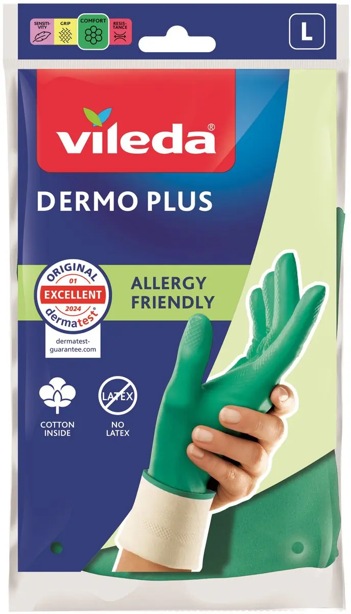 Vileda Dermo Plus Handschoenen Large