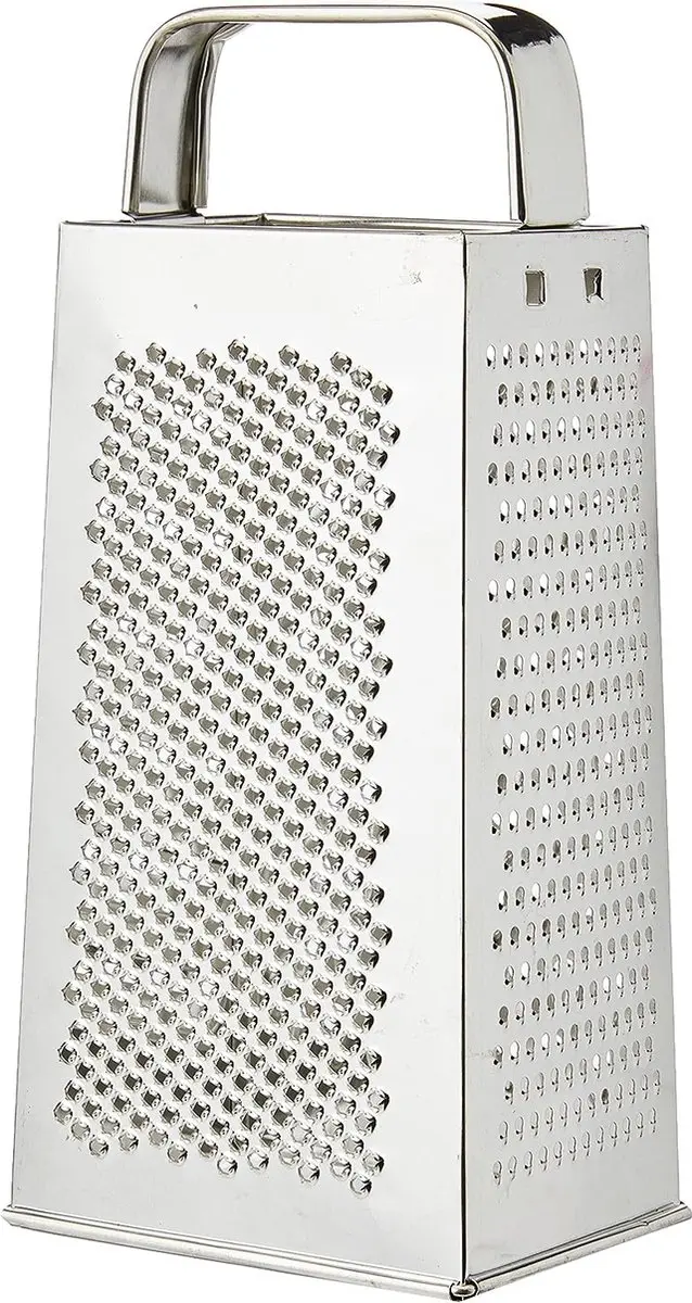 Fackelmann Handmade Tradition Vierzijdige Rasp 23cm - Roestvrij staal