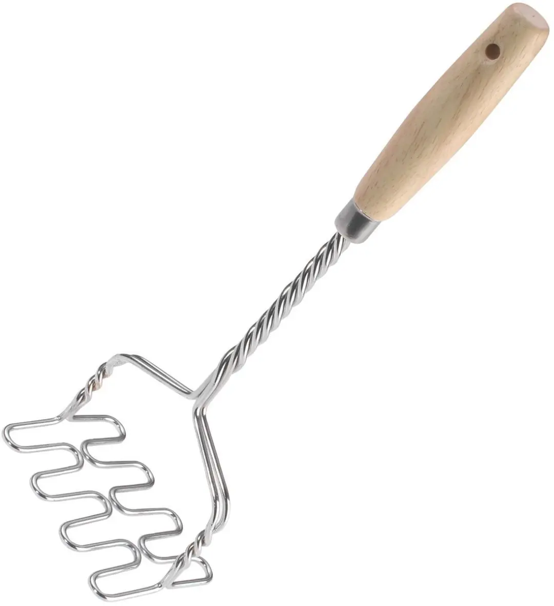 Westmark Woody Aardappelstamper 34cm - Roestvrij staal/hout - afbeelding 6 van 6