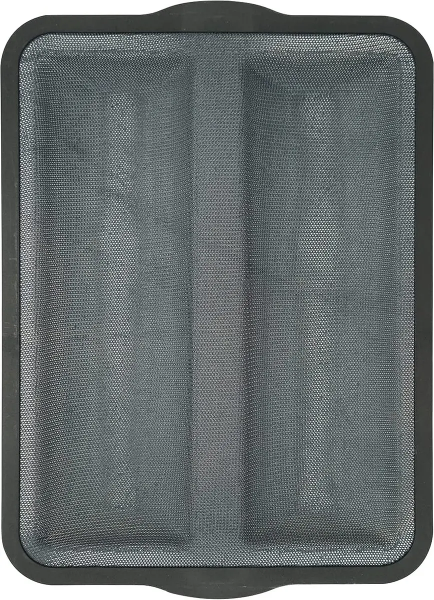 Zenker Baguettevorm Siliconen 36x26cm - Grijs/Zwart