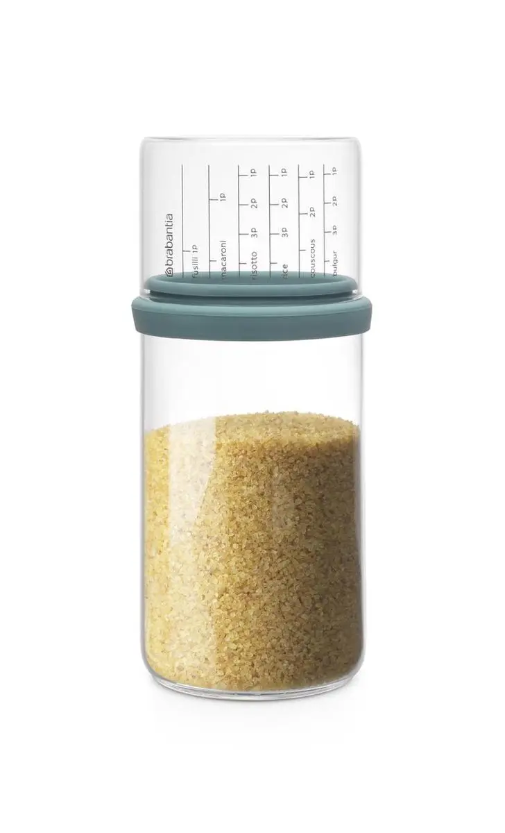 Brabantia Glazen Voorraadpot 290244 - 1L - Mint