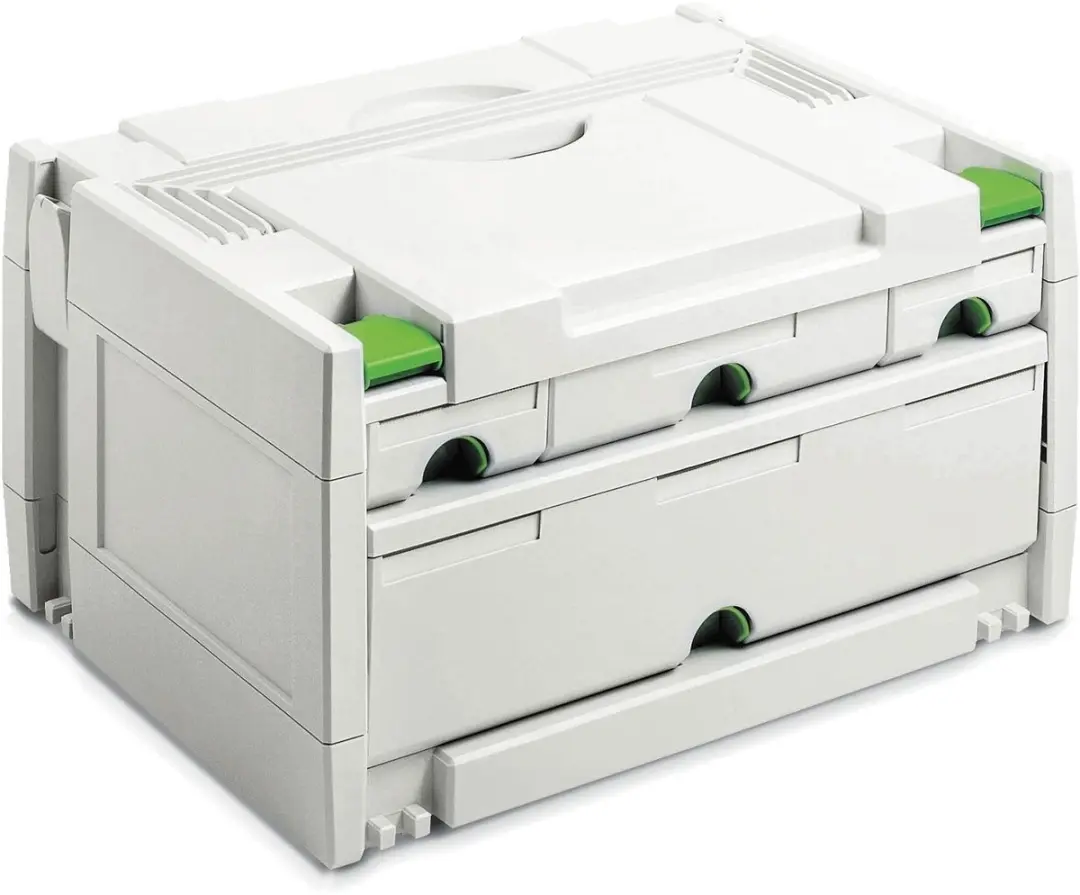 Festool SYS 3-SORT Sortainer - 4 Stuks - Transparant