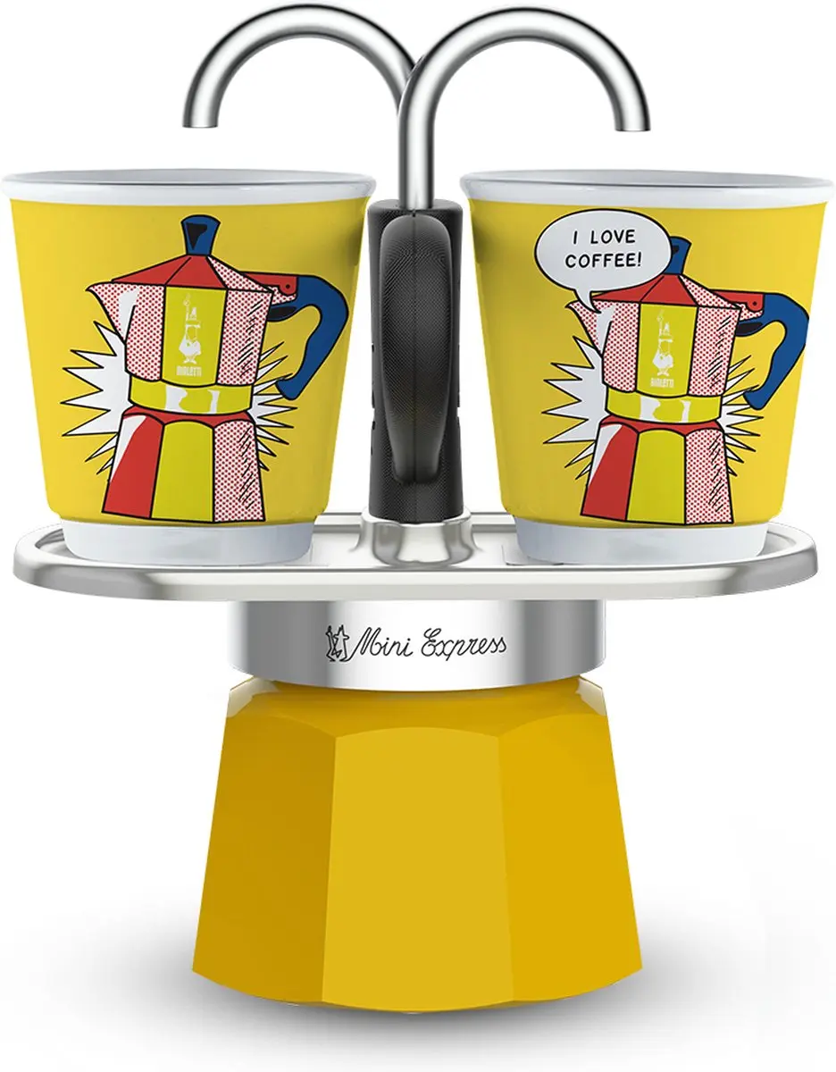 Bialetti Mini Express Lichtenstein 2 Kopjes