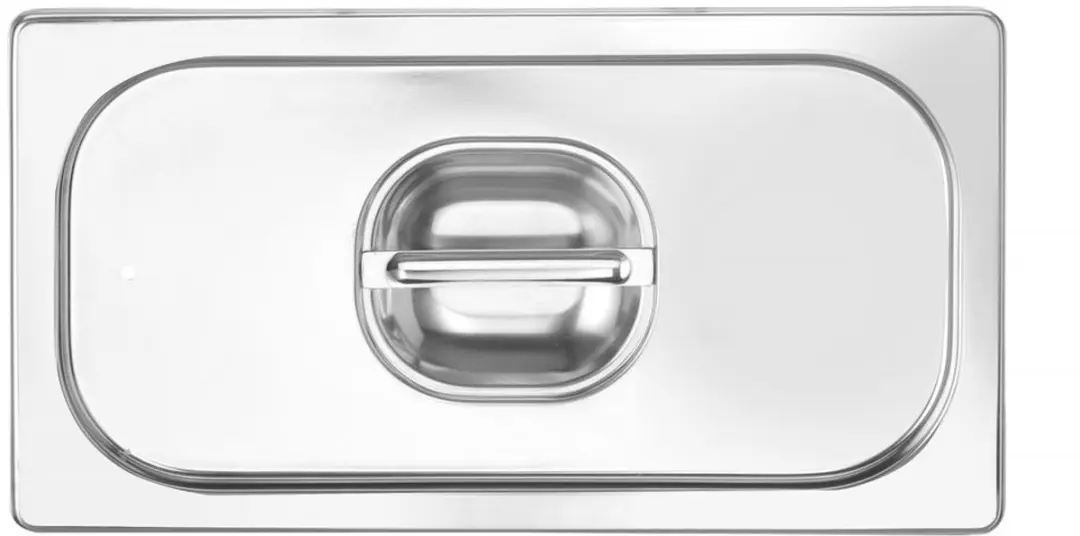 HENDI Deksel GN 325x176mm - Siliconenrand - Zilver