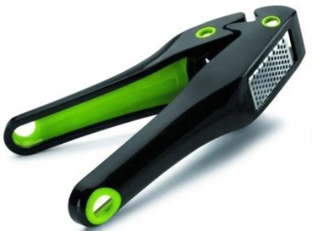 Ibili Knoflookpers 776400 - Zwart/Groen