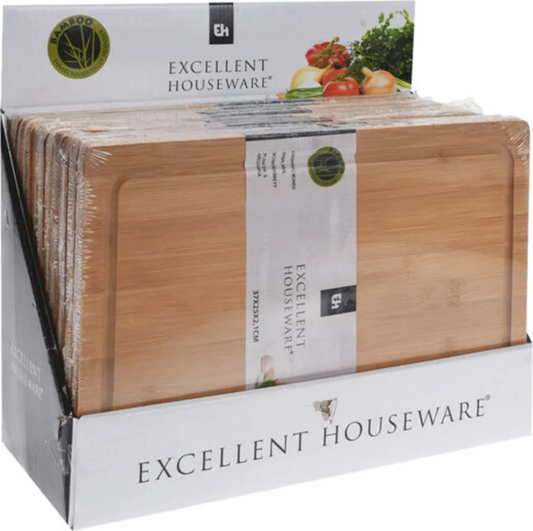 Excellent Houseware Bamboe Snijplank 35x20cm - Naturel