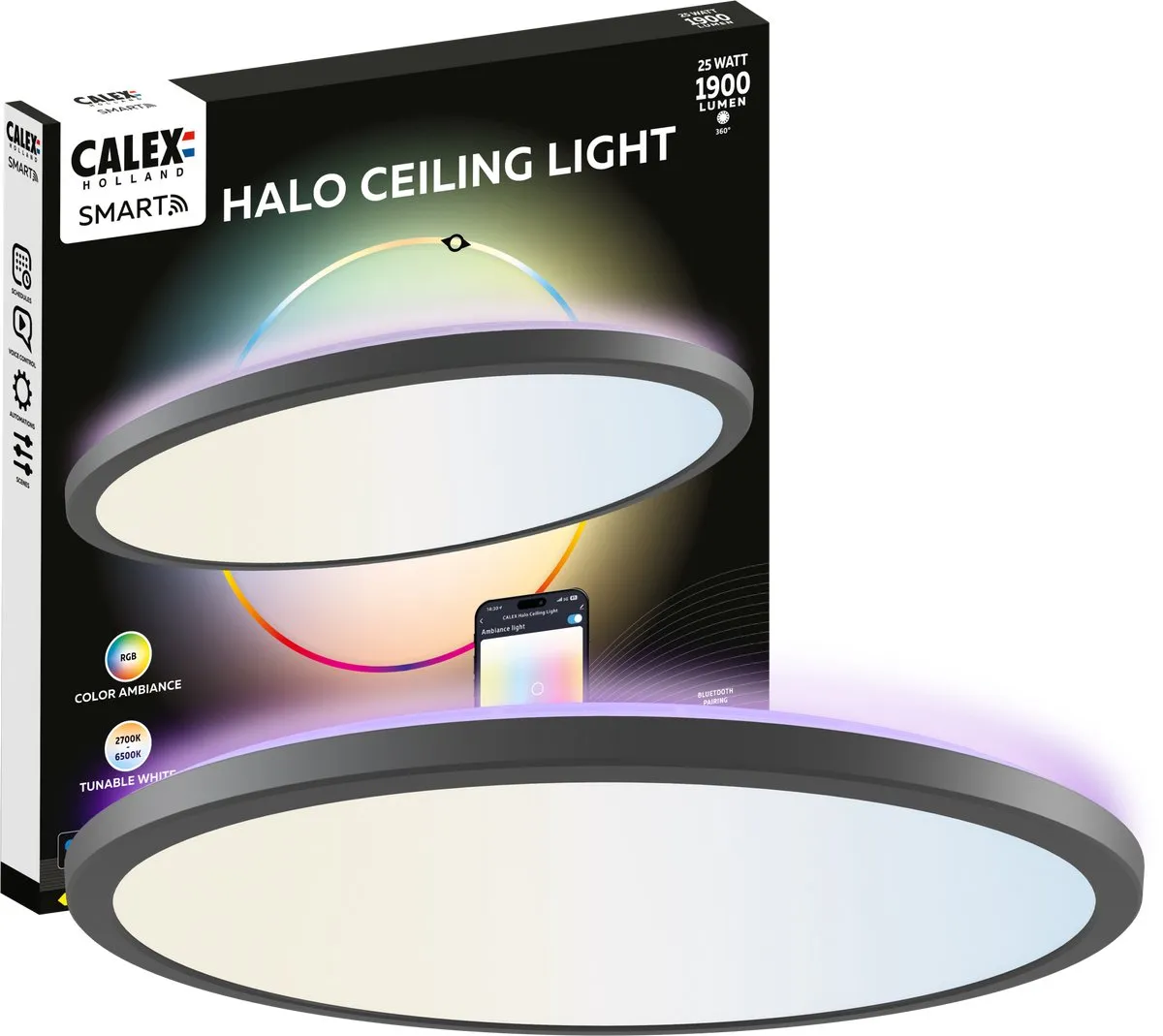 Calex Halo Slimme Plafonnière 40cm