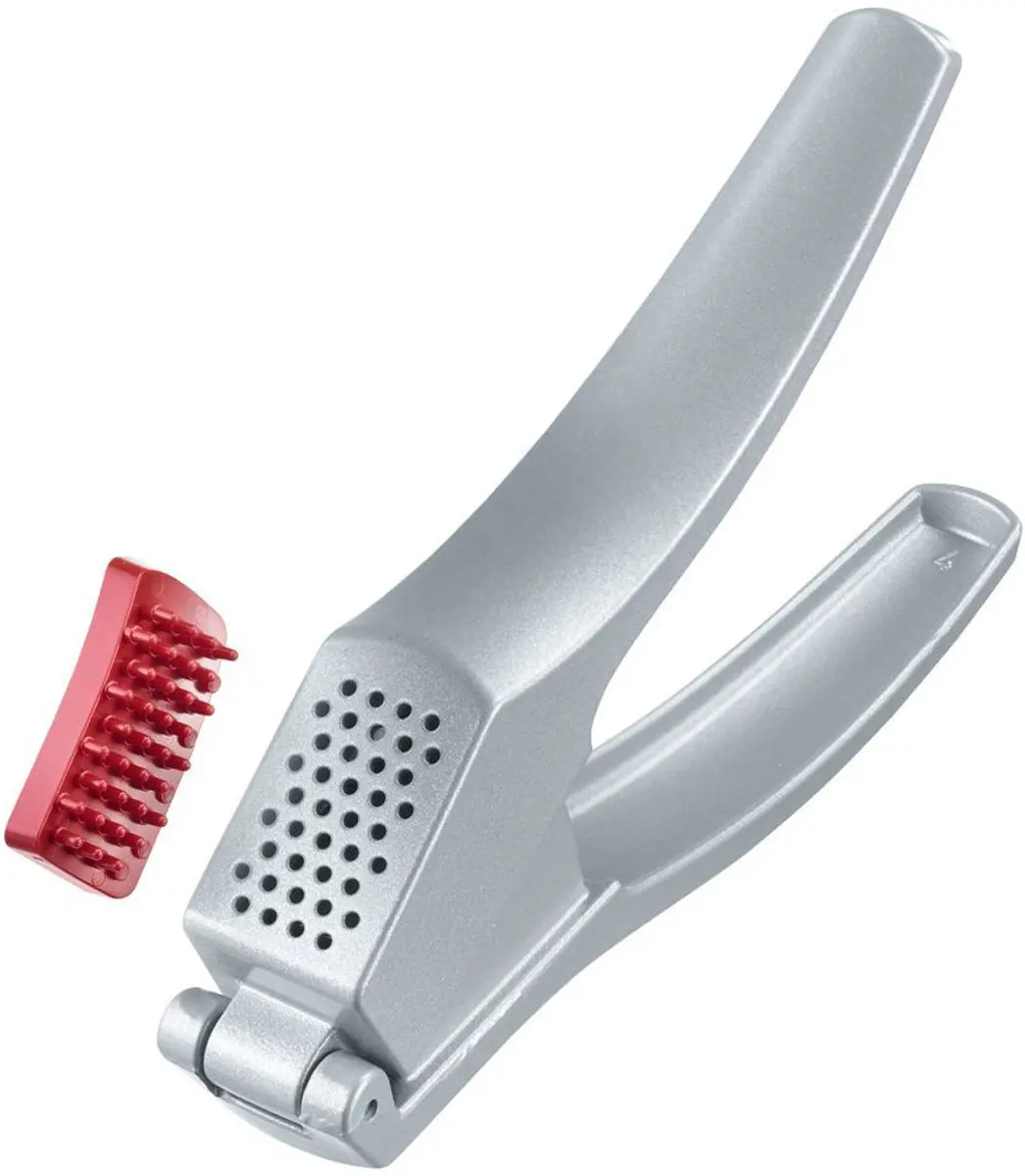 Westmark Knoflookpers 30082260 - Zilver/Rood