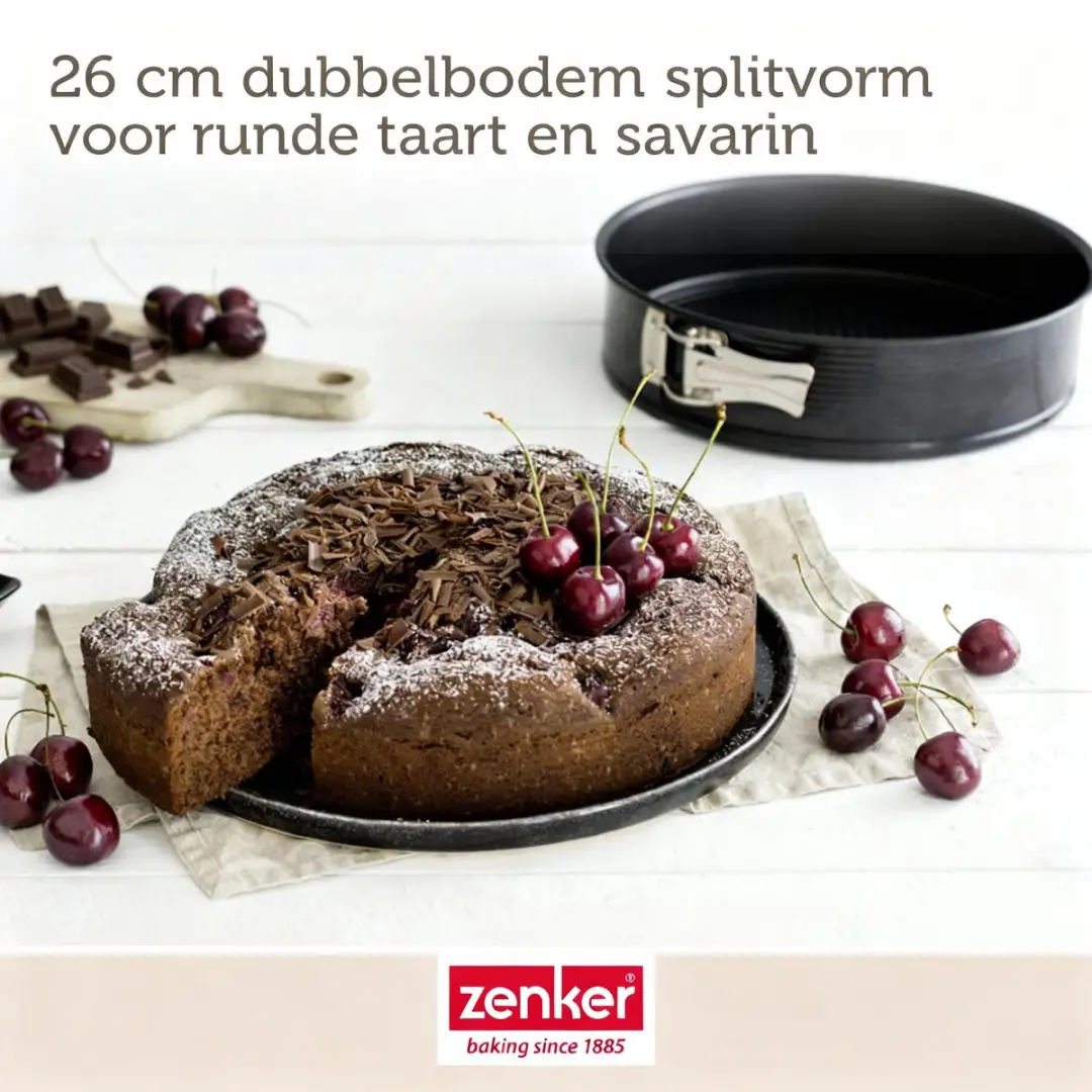 Zenker Bakvormen Set 26cm - Zwart