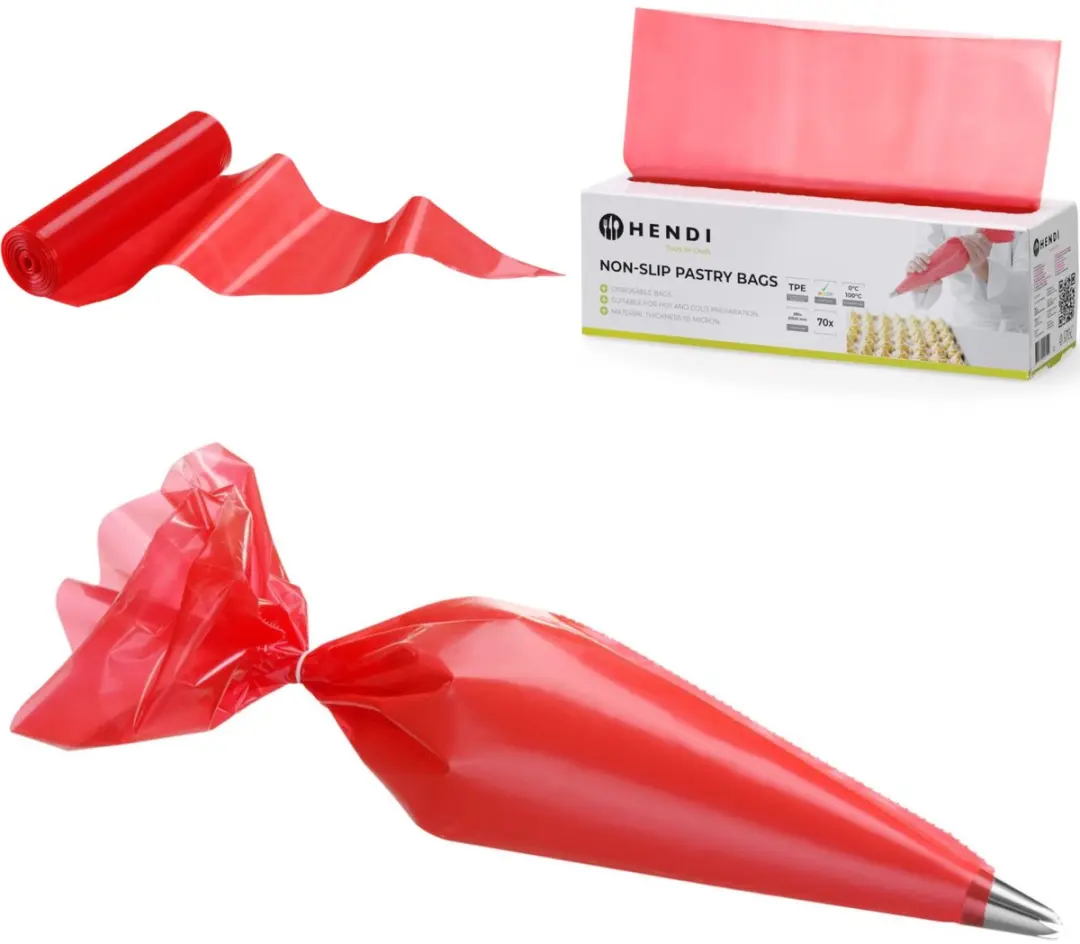HENDI Wegwerp Spuitzakken TPE BPA-vrij 70 Stuks - 52x28cm - afbeelding 5 van 6