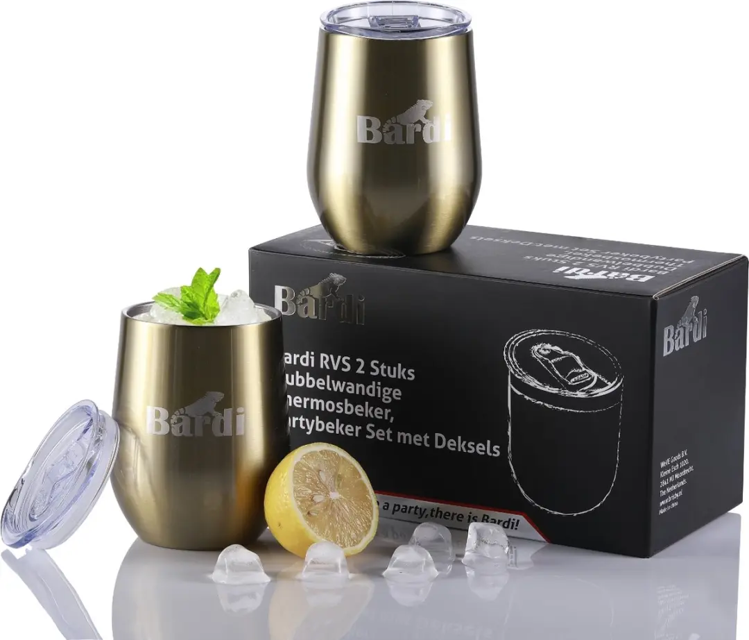 Bardi RVS Thermosbekers 2 Stuks