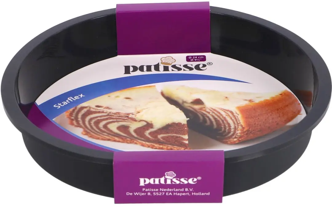 Patisse Siliconen Taartvorm 24cm - Zwart