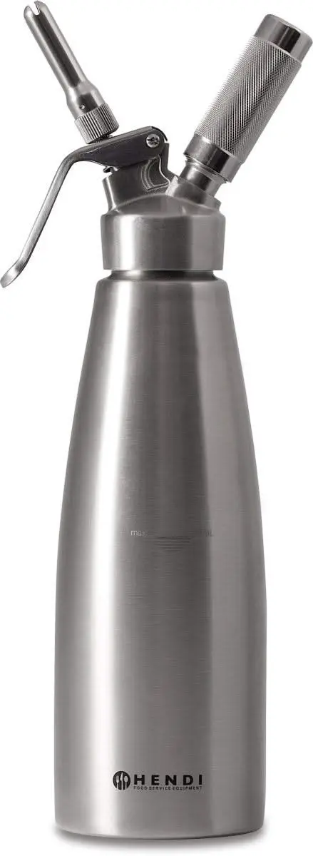 Hendi Profi Line Slagroomapparaat 1L - Zilver