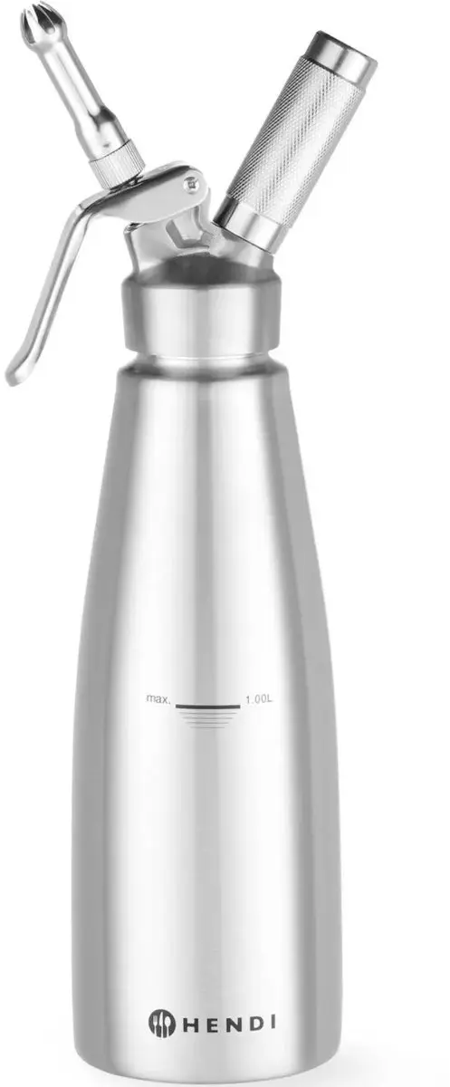 Hendi Profi Line Slagroomapparaat 1L - Zilver