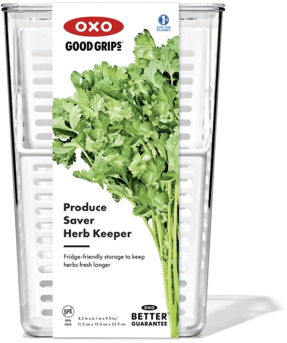 OXO Vershoudbox Kruiden - Transparant/Wit