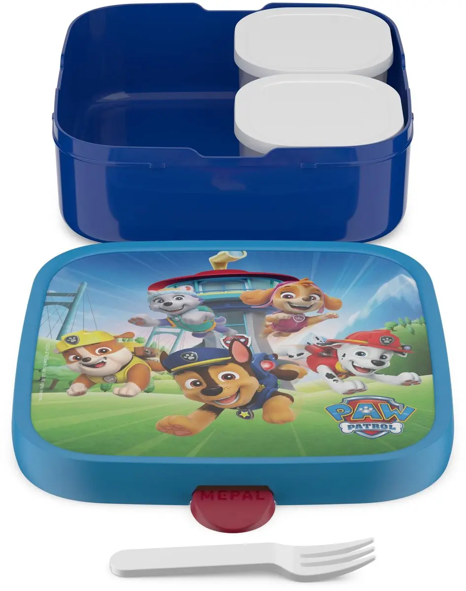 Mepal Campus Bento Lunchbox 1,25L - 3 Vakken - Paw Patrol Pups