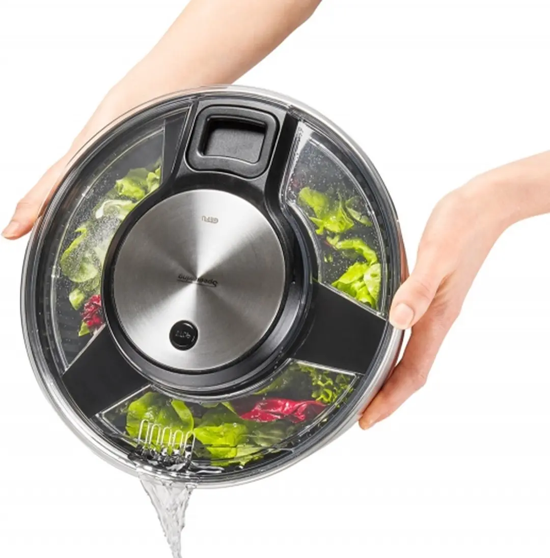 GEFU Saladespinner SpeedWing 28160 - Zilver