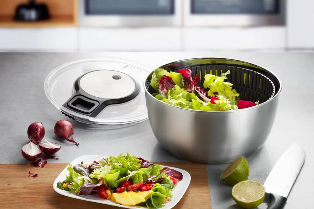 GEFU Saladespinner SpeedWing 28160 - Zilver
