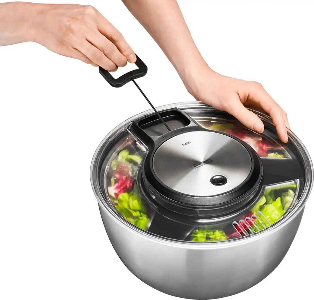 GEFU Saladespinner SpeedWing 28160 - Zilver