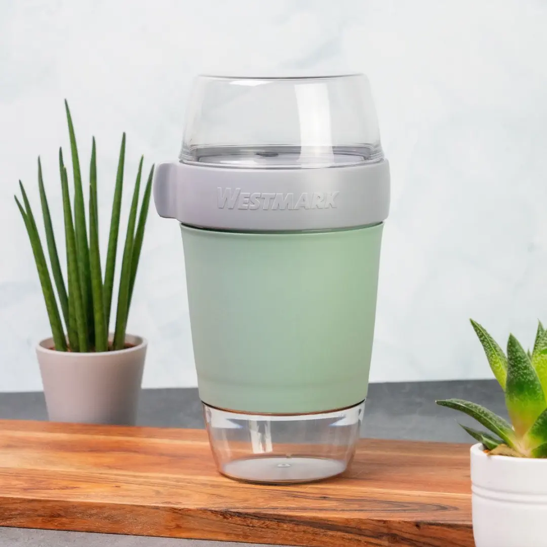Westmark Lunchbox 3 Compartimenten 1.15L - Mintgroen/Grijs