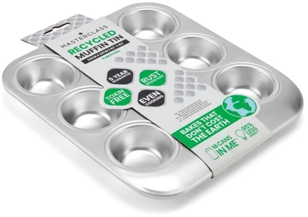 Masterclass Muffinvorm 9 Muffins - Gerecycled Aluminium