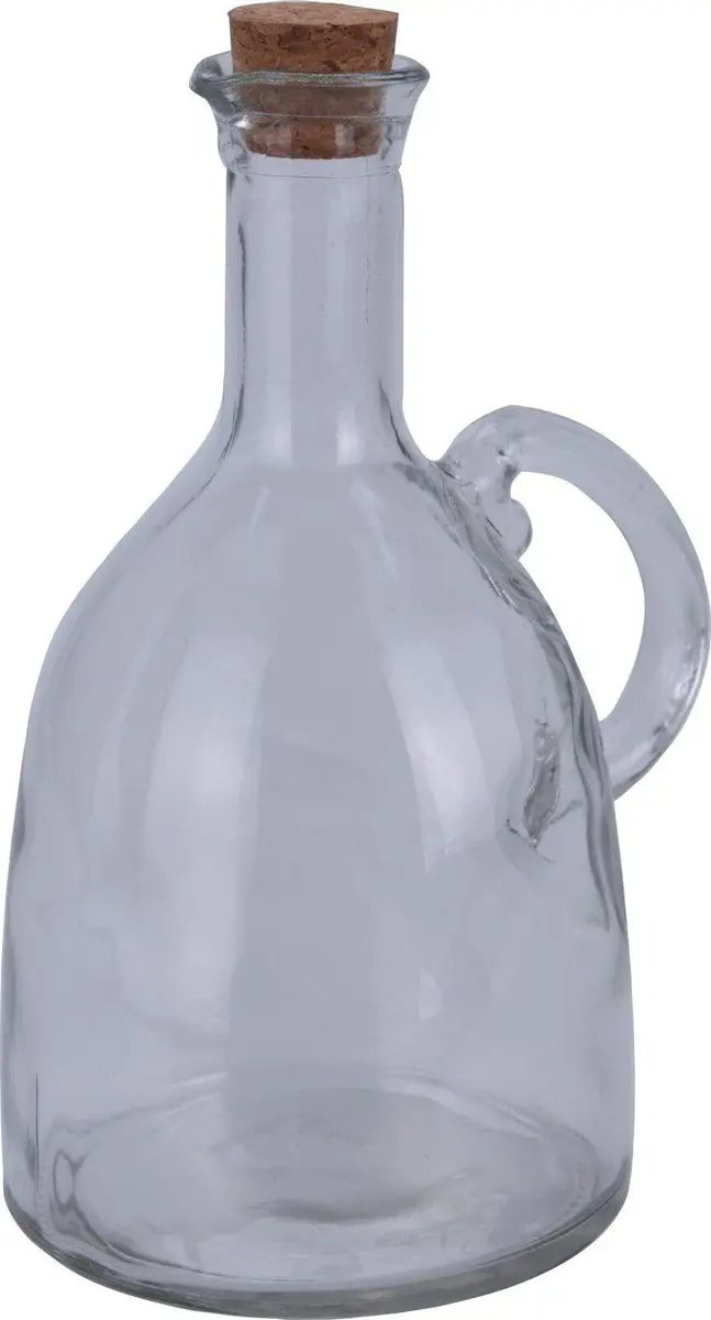Excellent Houseware Olie/Azijn Flesjes Set 2x250ml - Transparant