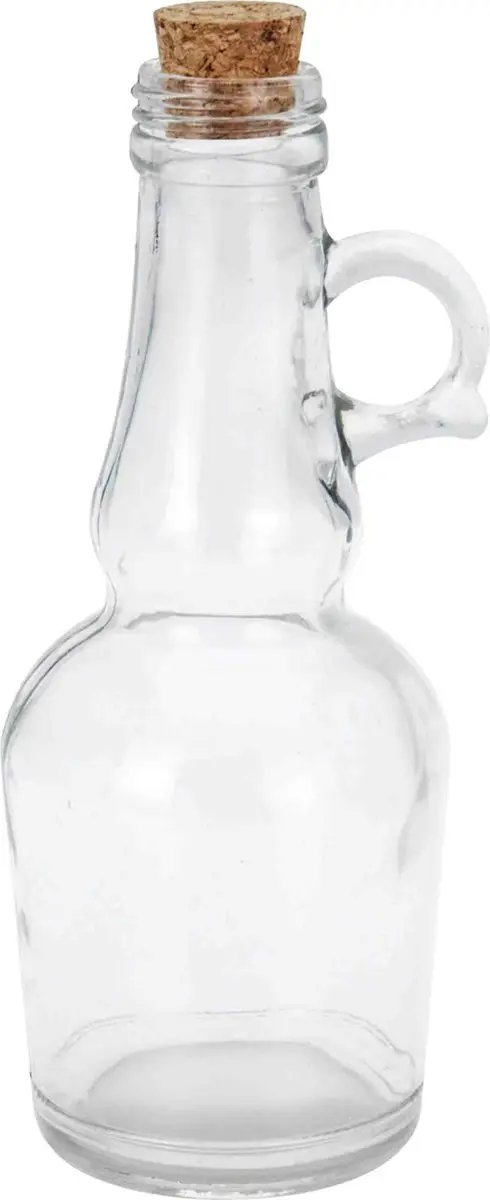 Excellent Houseware Olie/Azijn Flesjes Set 2x250ml - Transparant