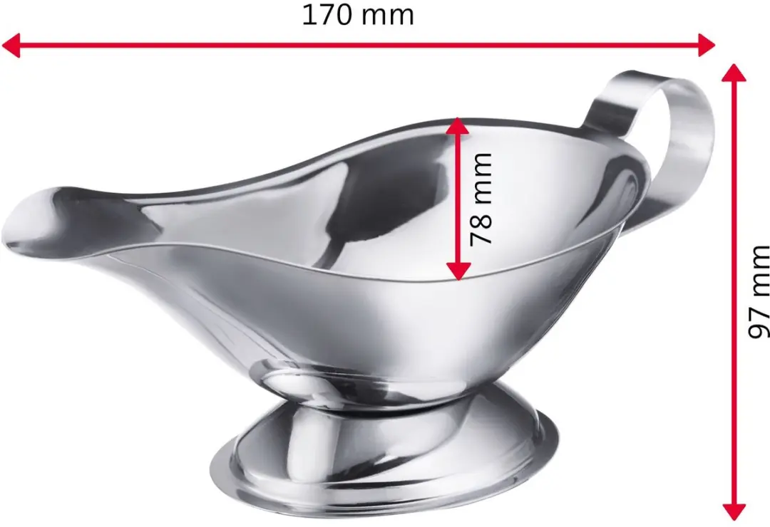 Westmark Gravy Boat 120ml - Roestvrij staal