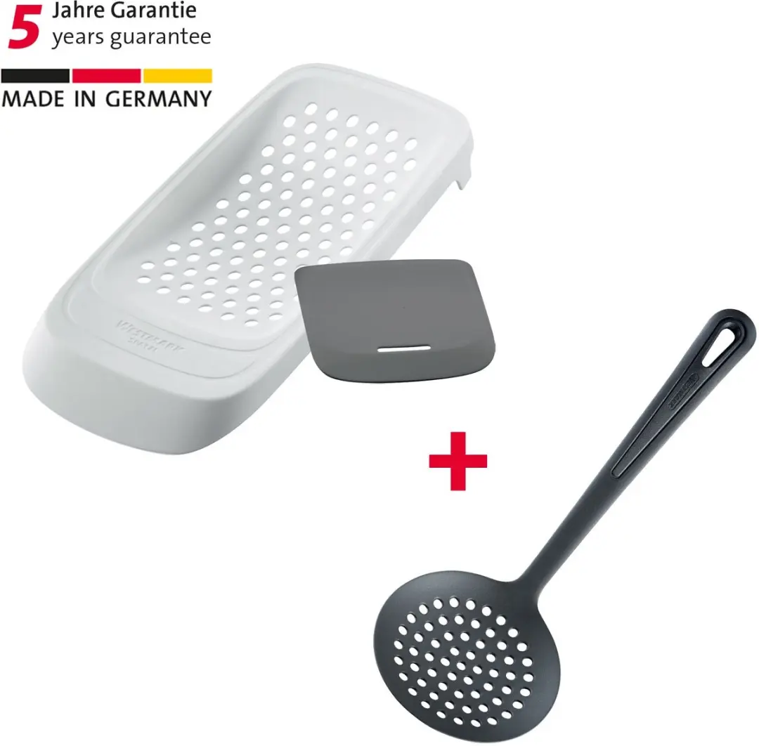 Westmark Spätzle-Set 2-delig - ABS/PA - wit/grijs/zwart