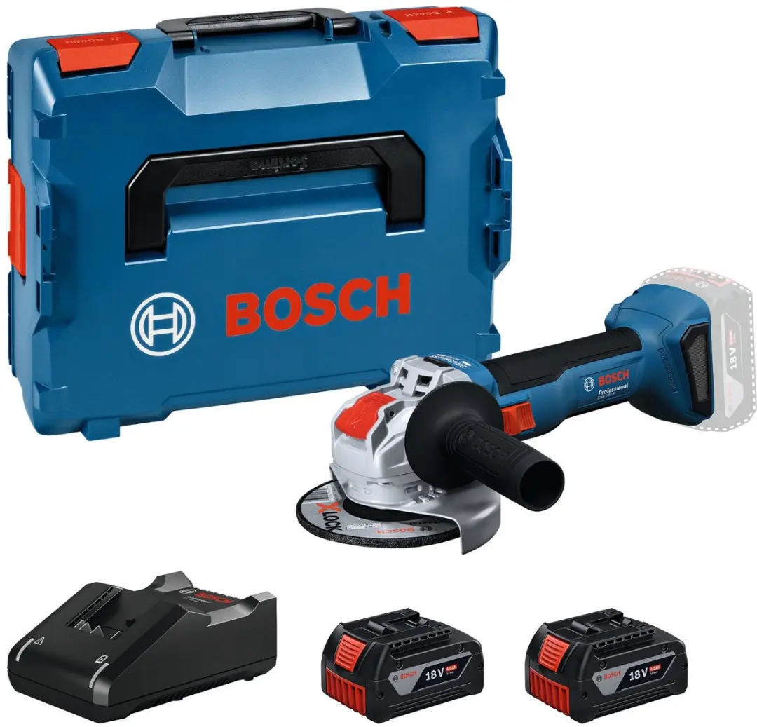 Bosch Professional GWX 18V-8 Accu Haakse Slijper 125mm X-Lock