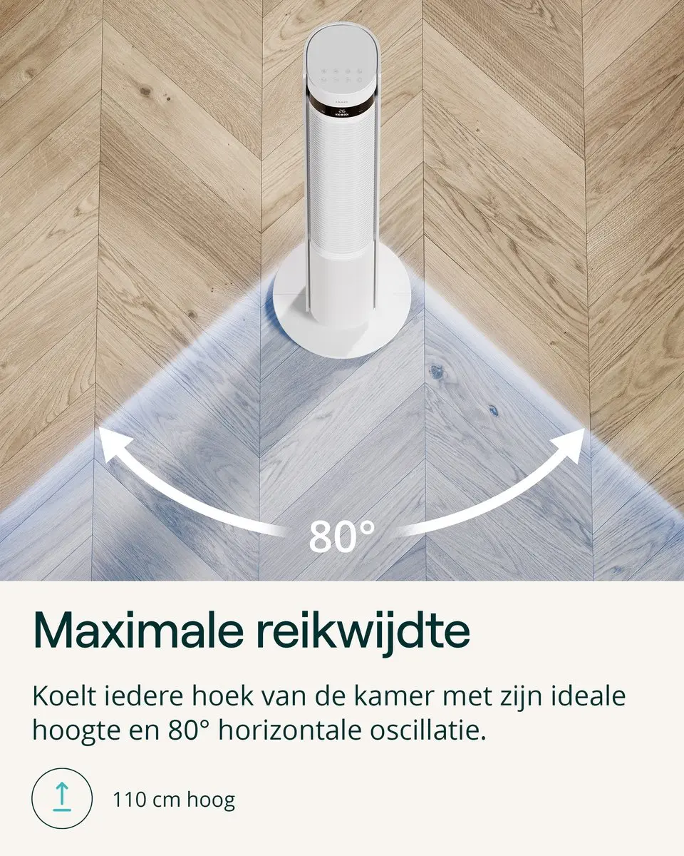 Duux Elevate DXTF11 Torenventilator - 26 Snelheden - Wit - afbeelding 2 van 6
