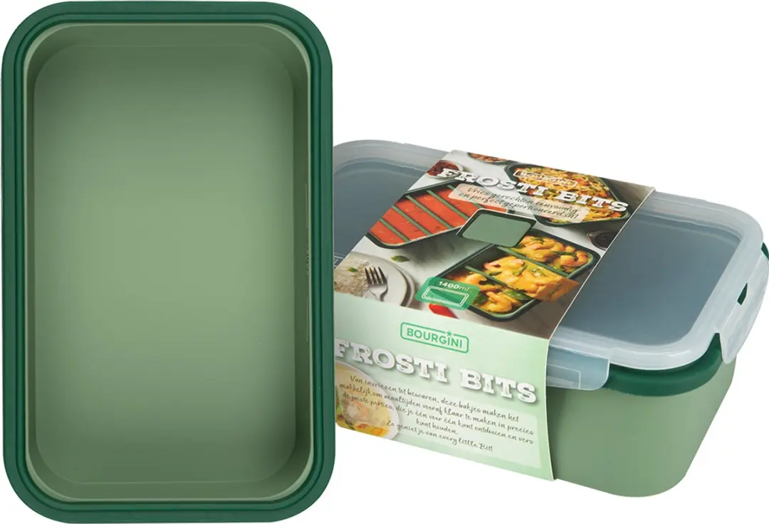 Bourgini Frosti Bits Siliconen Meal Prep Bakjes