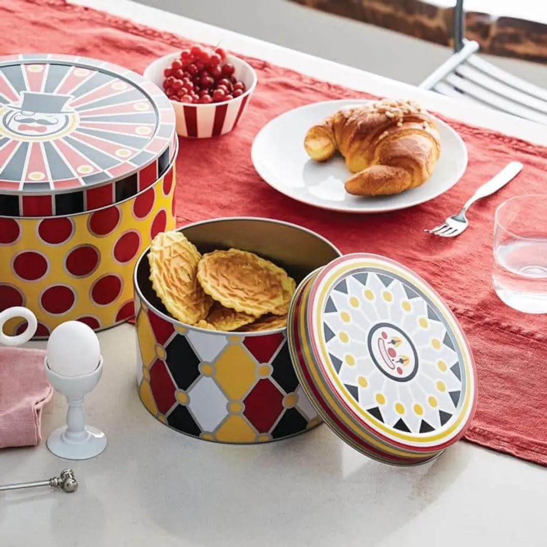 Alessi Circus Koektrommels 3-delig - 3x 1L - Multicolor