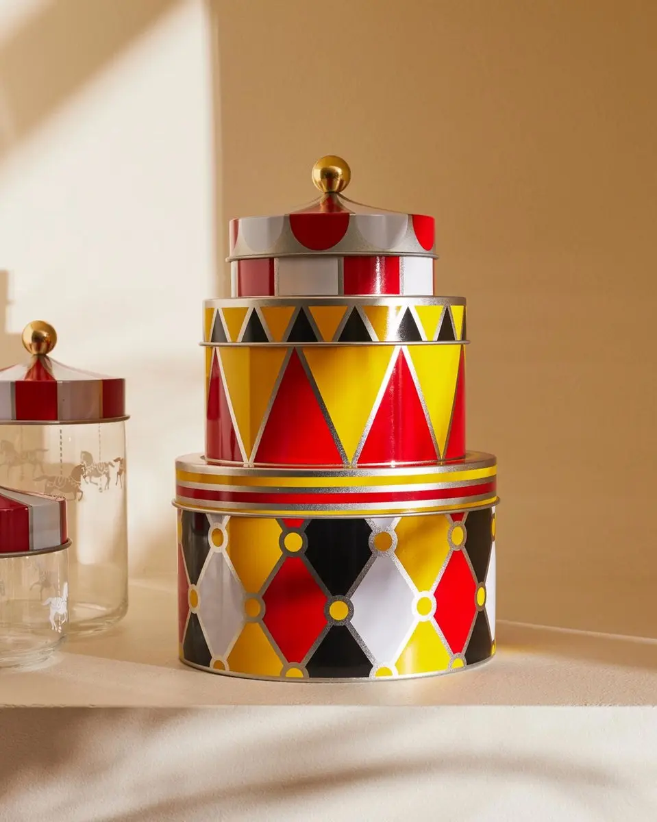 Alessi Circus Koektrommels 3-delig