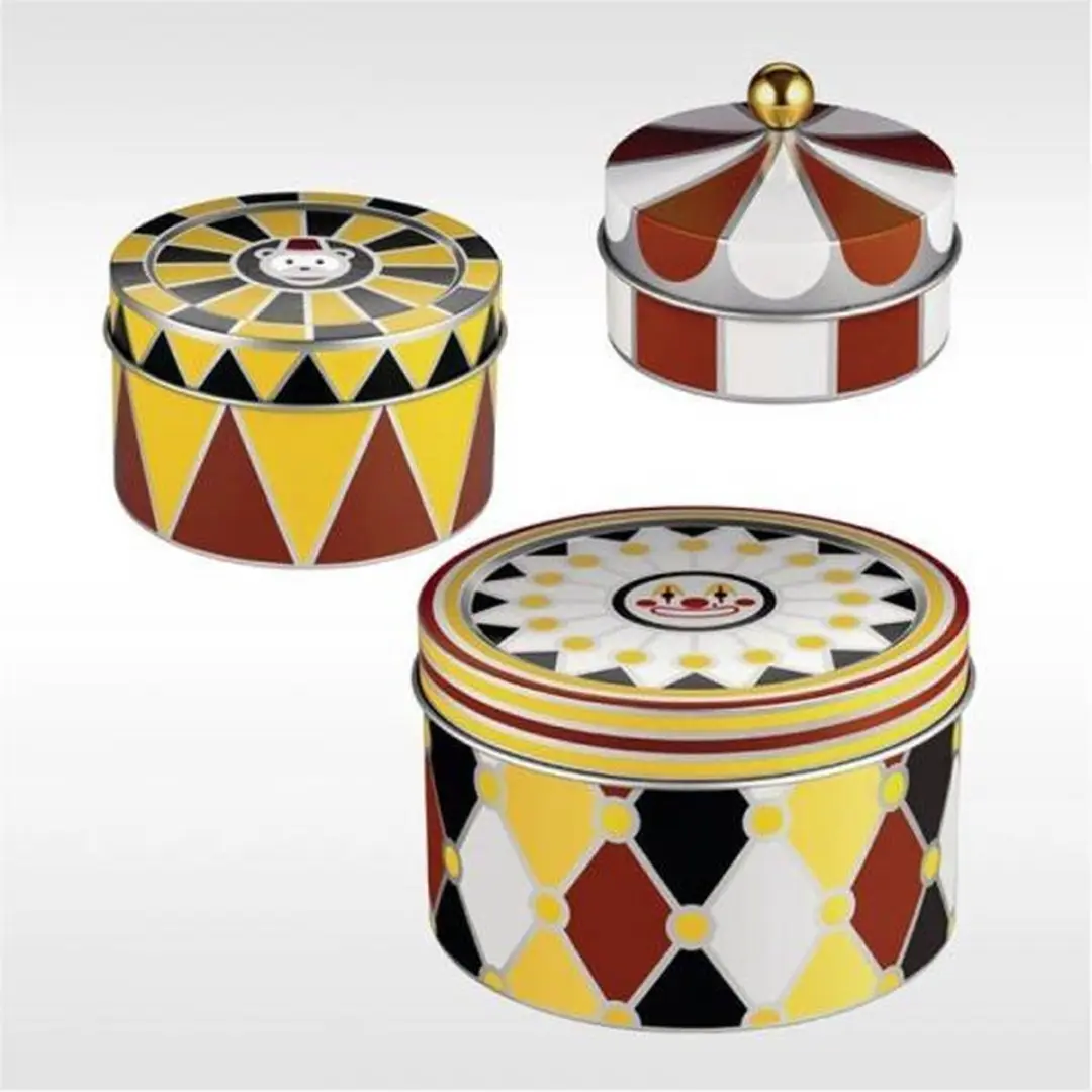 Alessi Circus Koektrommels 3-delig - 3x 1L - Multicolor