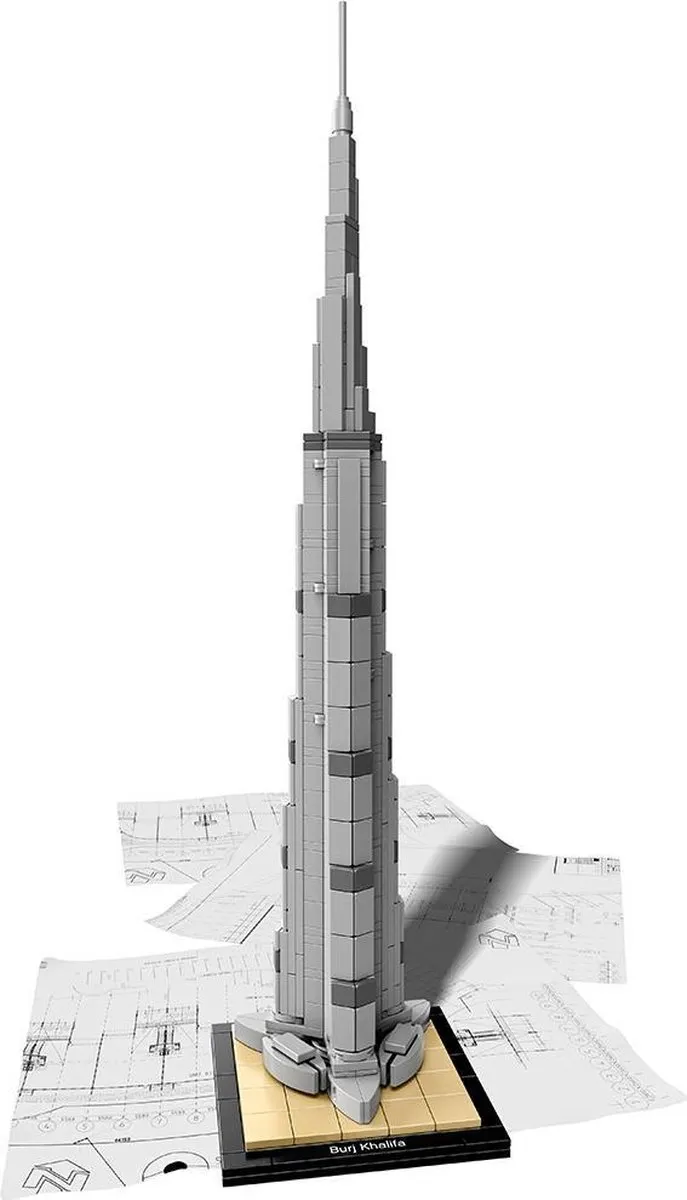 LEGO Burj Khalifa 21055 Bouwset - 333 Stenen - Grijs