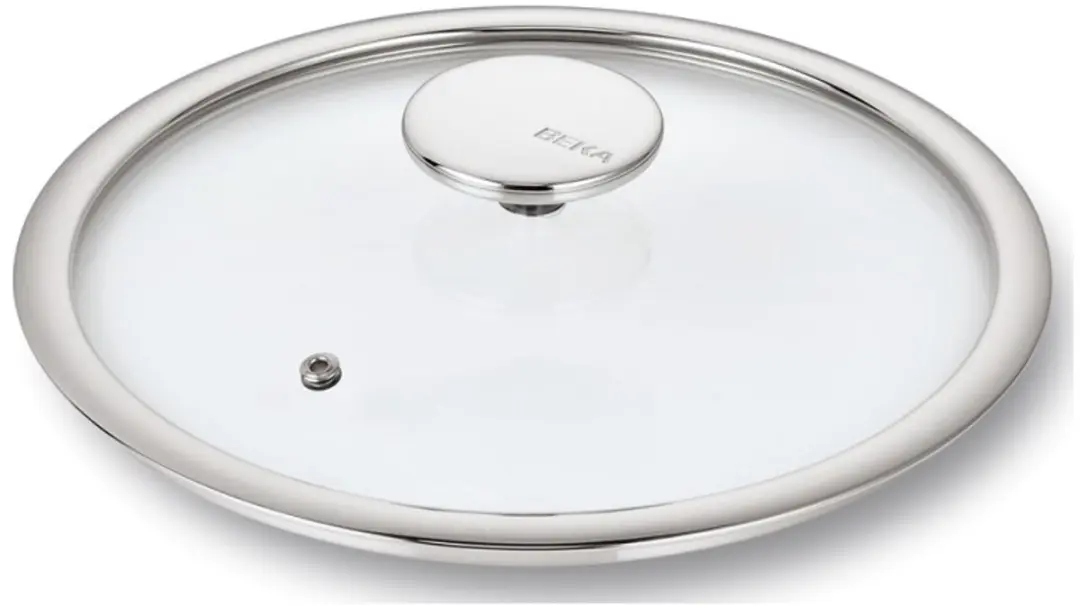 Beka Glazen Deksel 24cm - Zilver
