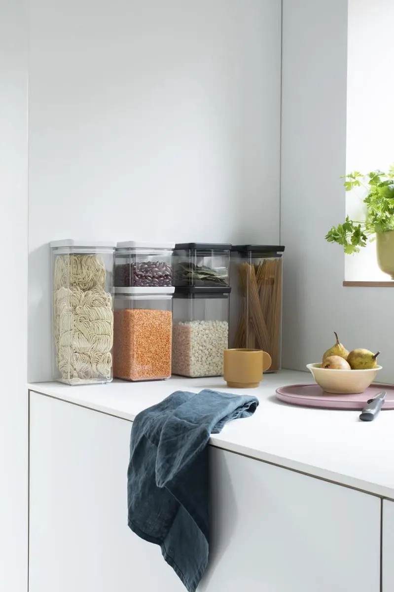 Brabantia Tasty+ Voorraadbus 122309 - 0,7L - Dark Grey