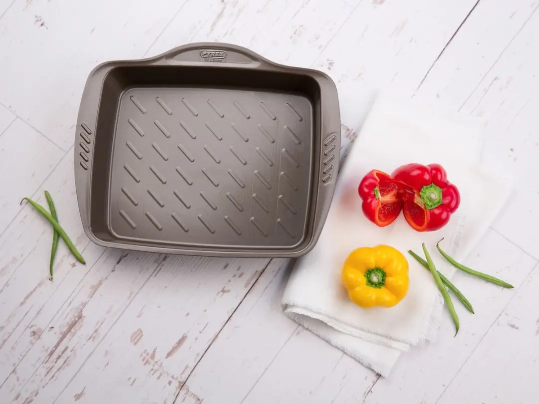 PYREX Asimetria Ovenschaal Rechthoekig 5L - Bruin