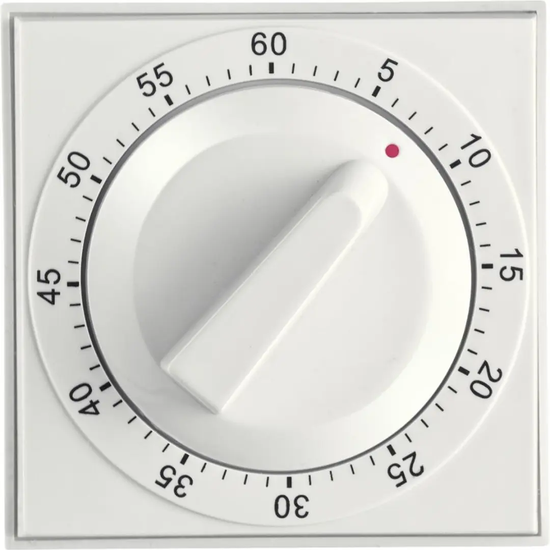 Westmark Retro Timer 60 min - Wit/Zwart