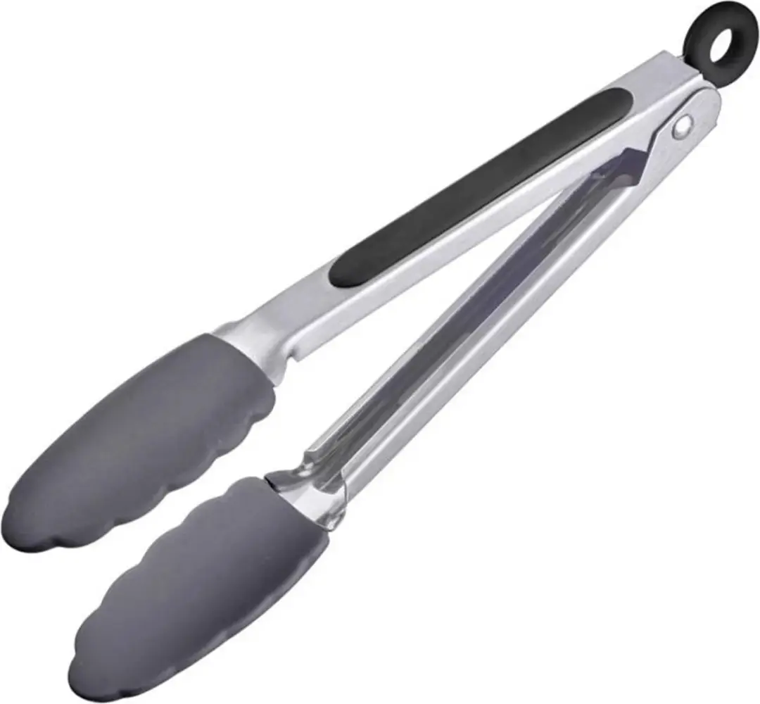 Westmark Classic Silicone Midi Serveertang 27cm - RVS/Zwart